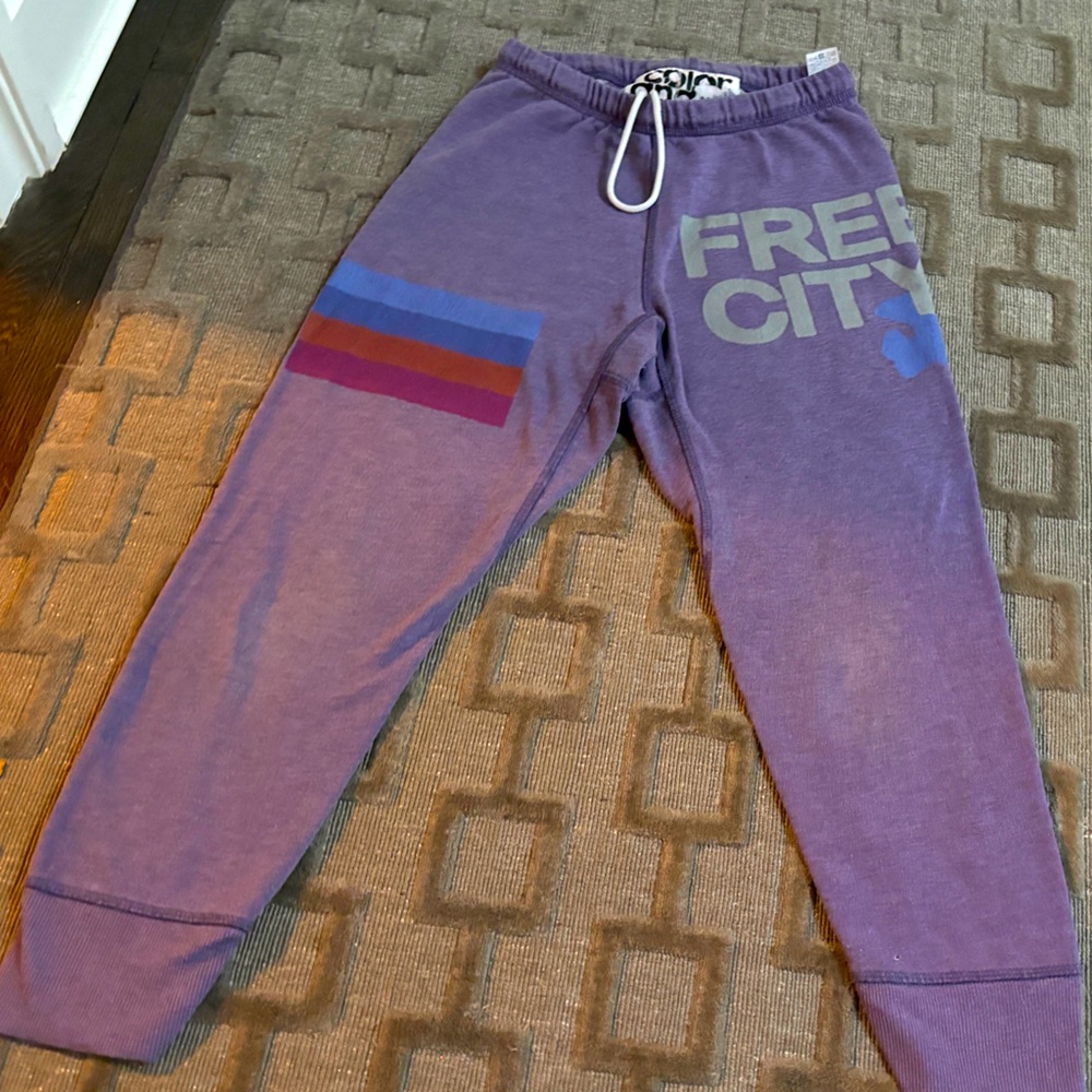 Women Purple Free City Sweatpants